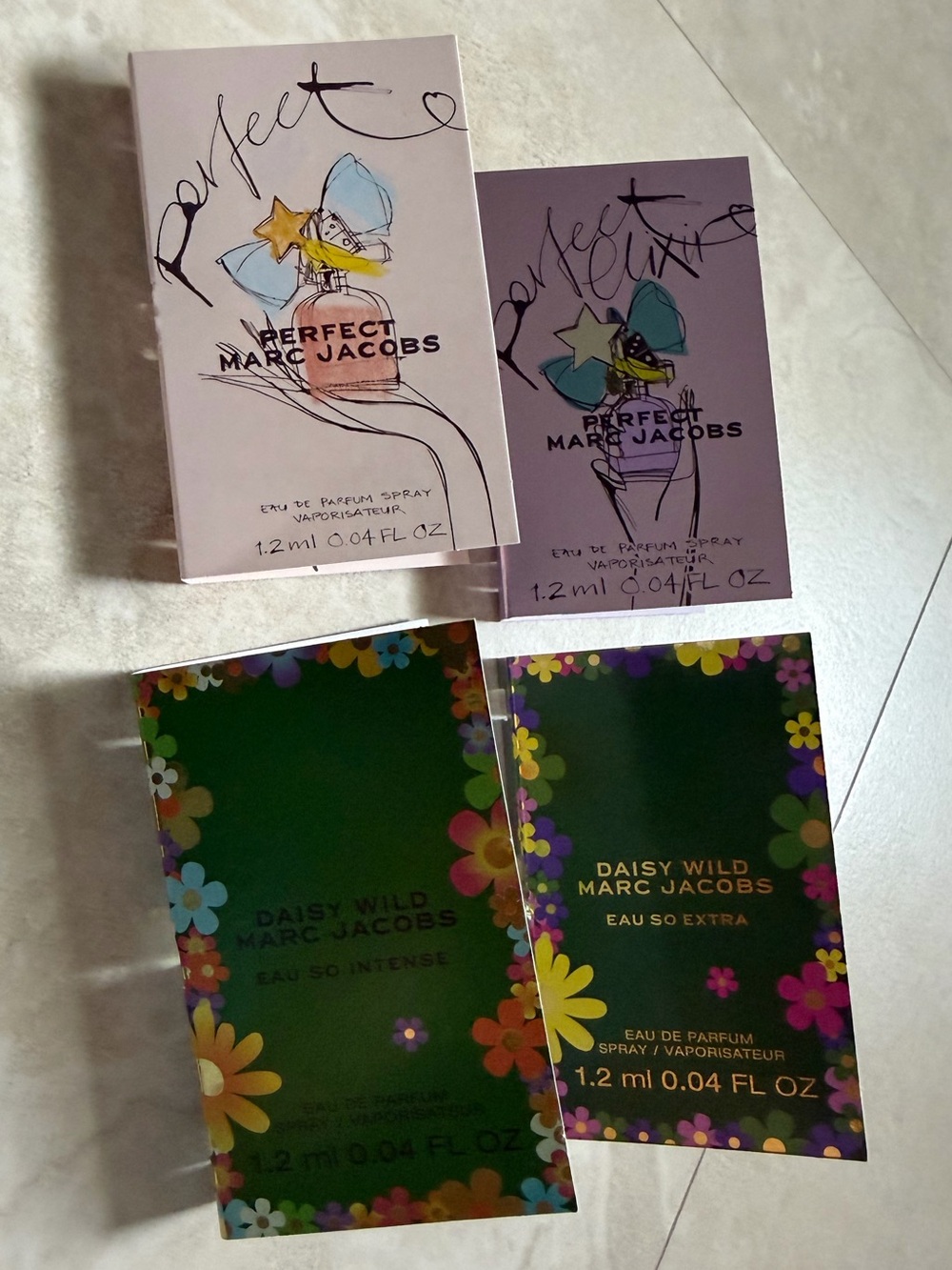 Marc Jacobs Perfect Perfume Sample Lot 4